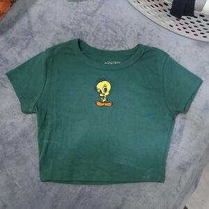 Warner Bros Green Short Sleeve Tee